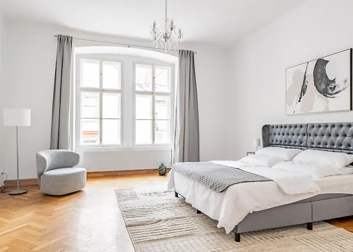 Alpena Homes, Zentrum, Domblick, Kueche Daire Linz