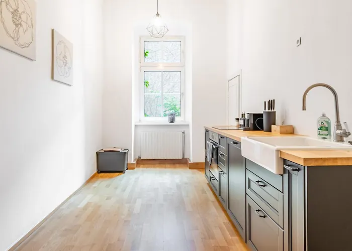 Alpena Homes, Zentrum, Domblick, Kueche Apartmán Linec